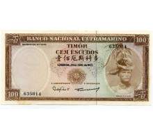 Тимор. 100 эскудо 1963 года. AUNC