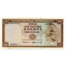 Тимор. 100 эскудо 1963 года. AUNC