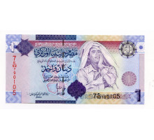 Ливия 1 динар 2009 года. UNC