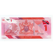Тринидад и Тобаго 1 доллар 2020 года. UNC. Полимерная банкнота (пластик)