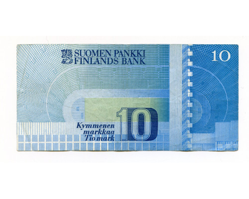 Финляндия 10 марок 1986 года. XF