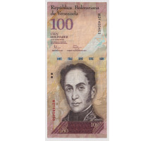 Венесуэла 100 боливаров 2012 года. AUNC-XF