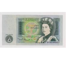 Великобритания 1 фунт стерлингов 1983 года. UNC 