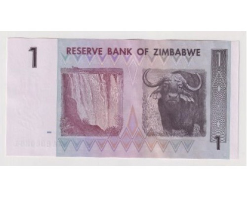 Зимбабве 1 доллар 2007 года.