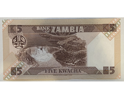 Замбия 5 квач 1980 -1988 гг., UNC . 