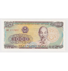 Вьетнам 1000 донгов 1988 года. 