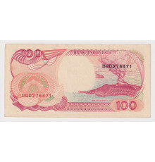 Индонезия 100 рупий 1992 года. AUNC