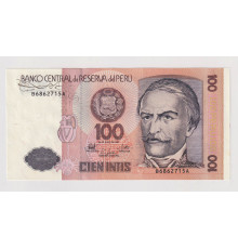 Перу 100 инти 1987 года. UNC