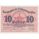 Вена (Австрия) Нотгельд 10 геллеров 1919 года. XF