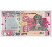  Сьерра-Леоне 1 леоне 2022 года. UNC