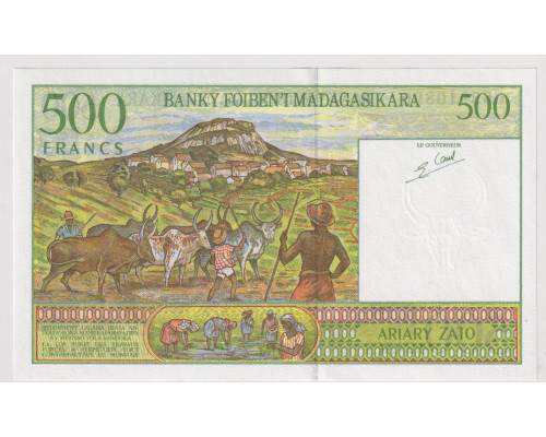 Мадагаскар 500 ариари 1994 года. UNC