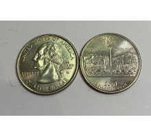 США 25 центов 2007 года . Штаты . Юта . 
