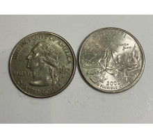 США 25 центов 2002 года . Штаты . Миссиссиппи . 