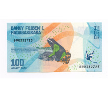 Мадагаскар 100 ариари 2017 года. UNC