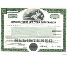 США облигация 1911 года. "BANKERS TRUST NEW YORK CORPORATION"