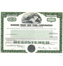 США облигация 1911 года. "BANKERS TRUST NEW YORK CORPORATION"