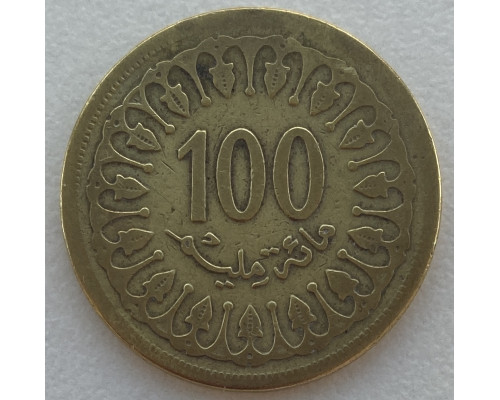 Тунис 100 шиллингов 1960 год .