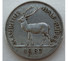 Маврикий 1 рупия 1987 год .