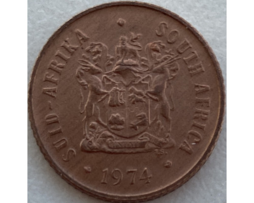 ЮАР 1 цент 1974 год .